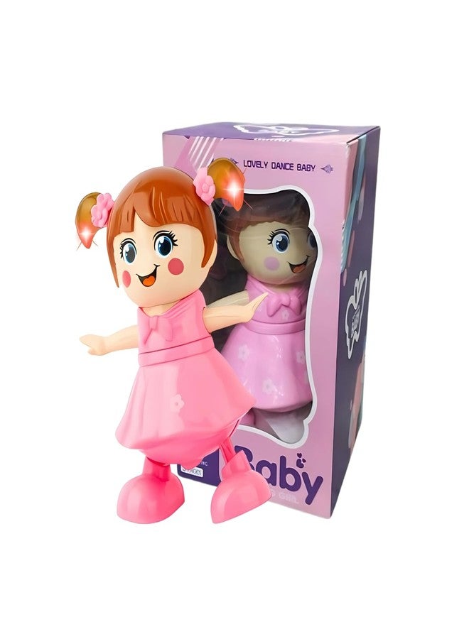 Sisq Dancing Baby Girl Robot Toy with 3D Lights and Music | Ages 3+, Multicolour - Image 1